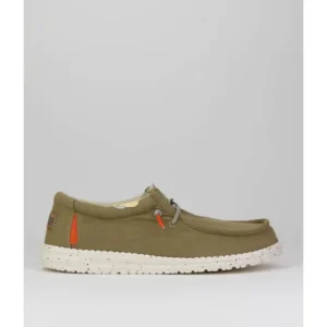 Deportivas de hombre Dude WALLY WASHED VERDE
