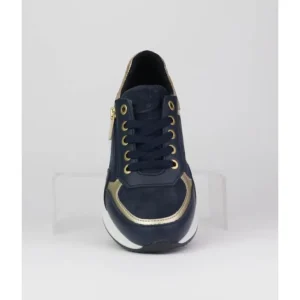 Deportivas de mujer Caramelo 1141-22007 AZUL ORO
